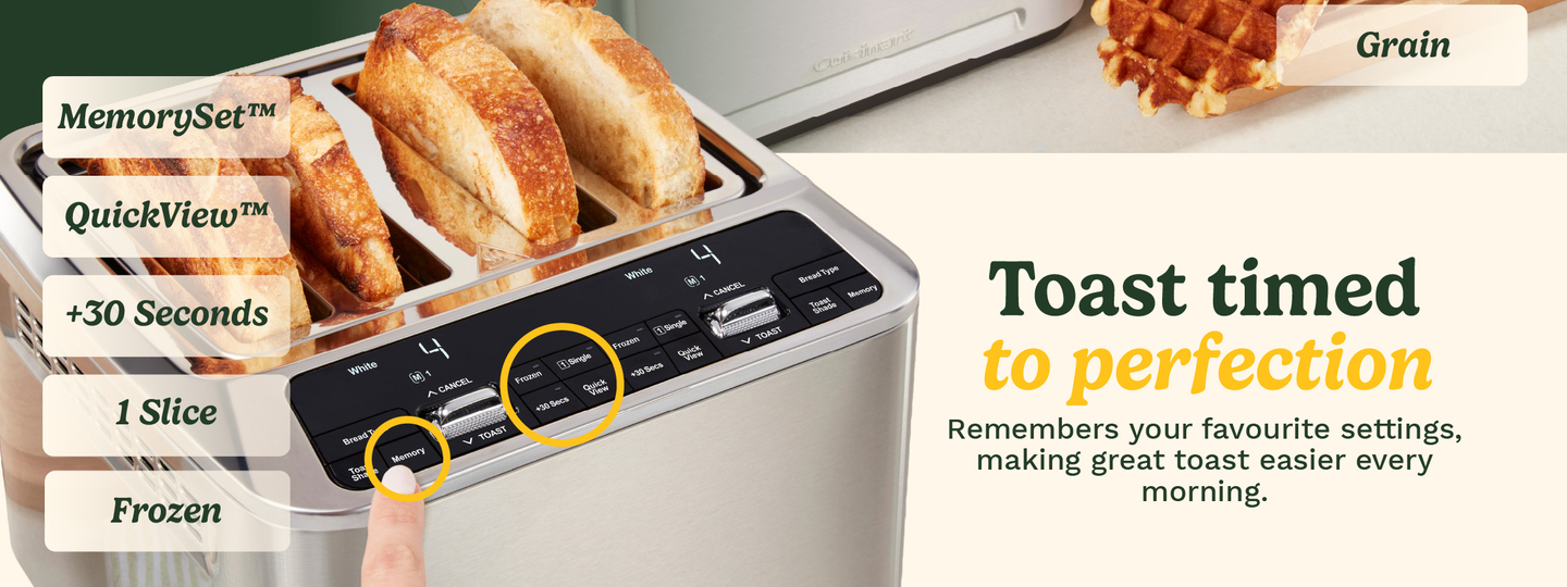 toaster with 4 slices of bread